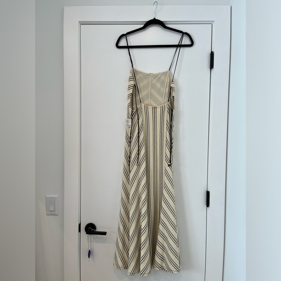 NWT Free People Backless Ivory Crochet Long Dress - Picture 5 of 10